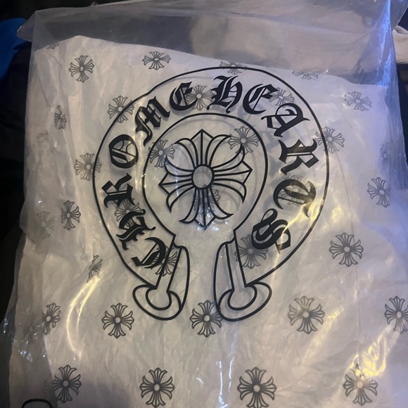 Chrome Hearts Black and White Graphic Zip Hoodie - Picture 4 of 5